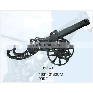 antique model cast iron cannon