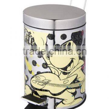 5L Cartoon Household Pedal Trash photo-2