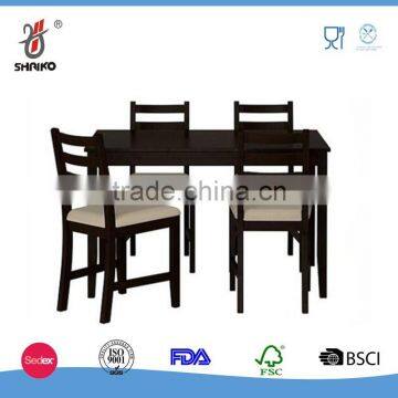 5-Piece Dining Set ,Solid Wood Table With 4 Side Chairs photo-6