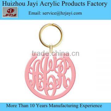 Wholesale acrylic lucite customize laser cut keychain china manufacturers for love gift