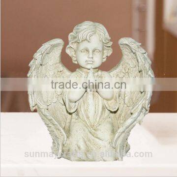 Custom high quality miniature resin pray angels for sale