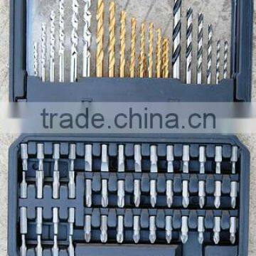 78PCS Drills & Bits Set(POUCH/HIGH SPEED DRILL BITS/MAGNETIC HOLDER)