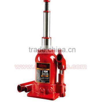 2T/4T Hydraulic Bottle Jack, Both Burl, Two Stage Bottle Jack Double Ram Bottle Jack photo-2