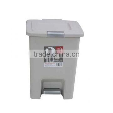 Plastic Dustbin with foot pedal Step on dustbin 0810100060001