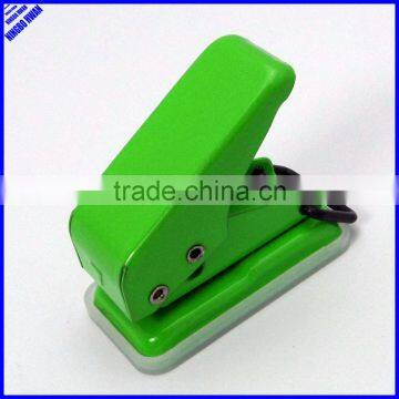 Plastic easy taking metal mini hole punch