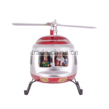 Dongguan Toys Christmas Helicopter Figurine - Lights Up and Rotates - Plays Various Classic Christmas Songs photo-2