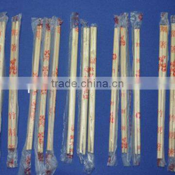 Chinese plastic packing bamboo chopsticks