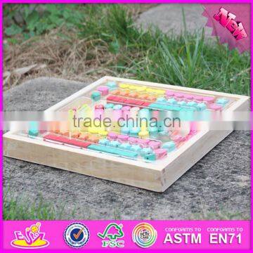 2016 New Design Funny Wooden Threading Beads for Toddlers W11E062 photo-6