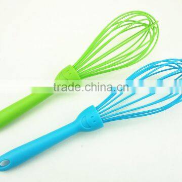 13012 8 Wires Silicone Kitchenware Egg Whisk With pp Handle photo-3