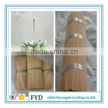 1.3mm 9 inch length Round bamboo sticks for incense