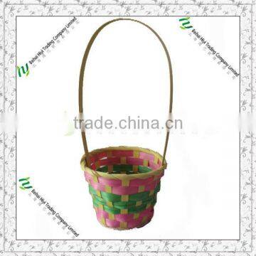 Handmade Woven Bamboo Gift Basket