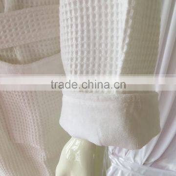 White Bathrobe Thick Winter Waffle Robe Plus Size Sleepwear photo-6