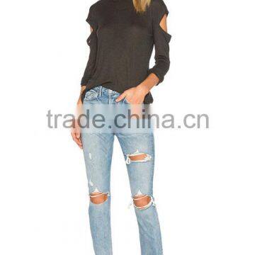 2017 Fashion Women New Design Sexy Girl Ladies Denim Pants