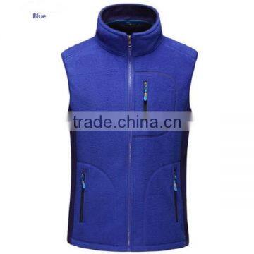 Autumn micro sleeveless polar fleece vest ,wholesale unisex polar fleece sports vest keep warming.