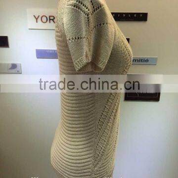 2015 Fashion Ladies Sweater With Short Sleeve photo-2
