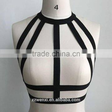 Wholesale Hot Selling Fashion Harness Bra Sexy Bandage Bra Strappy Bra