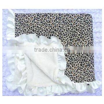 Cotton & Velvet With Stain Ruffle Baby Blankets Soft and Warm Blankets photo-4