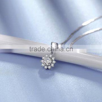 Woman Collar Pendant Platinum Necklace photo-3