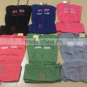stock women jogging wear long-sleeve fitness ladies jogging suits wholesale