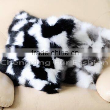 CX-D-33 Genuine Fox Fur Cushion Covers / Pillows photo-5