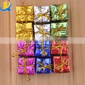 Newest Design Best Quality Colorful Square Christmas Small Gift Ornament photo-5