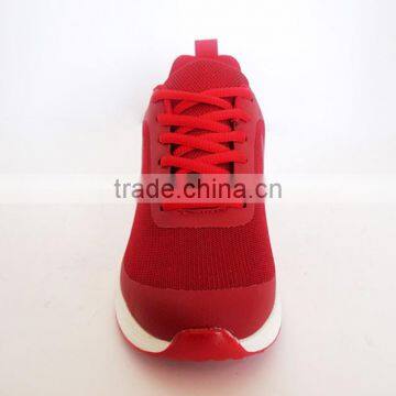 Red Mesh Upper PU Air Cushion Sport Women Shoes photo-2