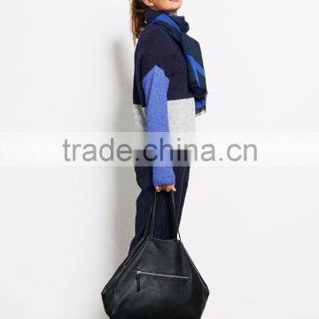 Custom Brand Sweaters Ladies Three Color Fashion Korean Knitted Cardigan For Women photo-3