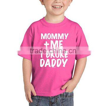 Mommy and me Kids t Shirts Custom 100% PreShrunk Cotton Blank Plain t Shirt Wholesale photo-2