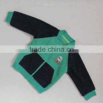 R&H high quality standk collar polar fleece babies jacket