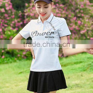 2017 Hot Cotton Summer Polo Shirt Fahion Women Sports Polo Shirt photo-2