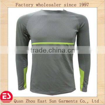 Long sleeve cool-fit mens sports t shirt