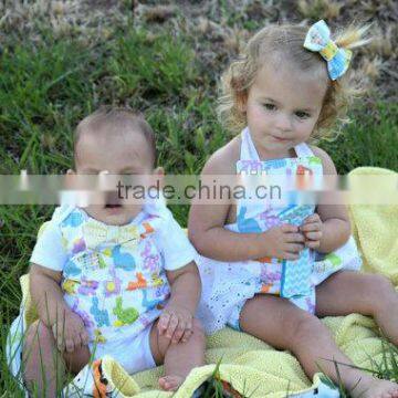 Easter Bunny Ruffle Romper Baby Girls Lace Boho Clothing Infant Toddlers Rabbit Romper photo-3