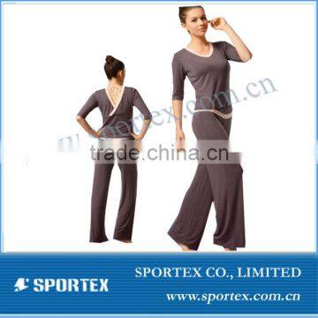 2013 Ladies OEM Yoga Wear/ladies Fitness Wear/long & Loose Yoga Suits