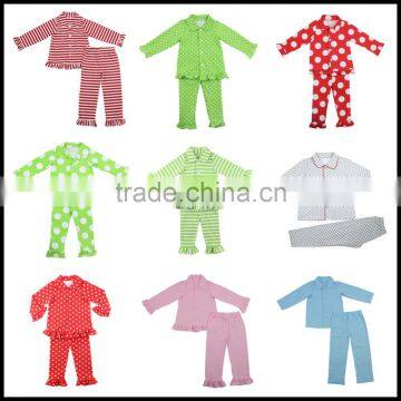 wholesale children clothing boutique girls clothing fall pajamas girl pajamas set