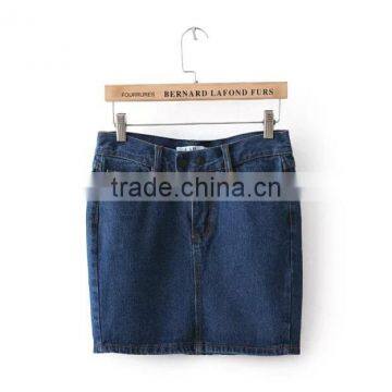 EY0611A 2015 New Fashion Women Restoring Ancient Ways of Tall Waist Jeans Skirt