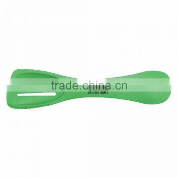 USA Made 4-in-1 Kitchen Spatula - Features a Spoon, Slotted Spoon, Turner and Serrated Edge and Comes With Your Logo. photo-3