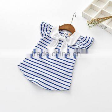 Wholesale Preppy Style Children T-shirt Baby Girl Clothing photo-5