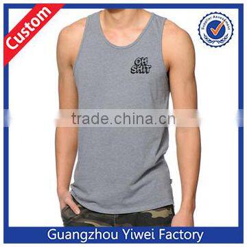 2014 Hot Sale Plain Muscle Sport Tank Top For Men