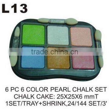 L13 6 PC 6 COLOR CHALK SET