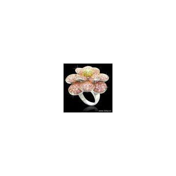 Sell Fashion Ring with Rose Stones