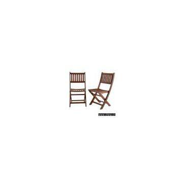 Outdoor Folding Wood Chair