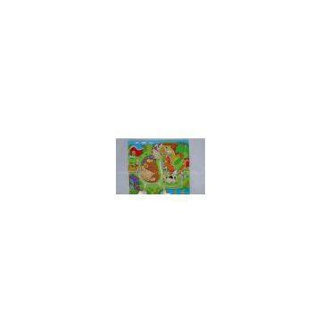 Cartoon Track Farm Animal Displacement Linden Wood Early Childhood Educational Toys