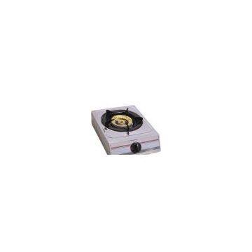 Stainless Steel Single Kitchen Gas Burner FJ-101 With Golden Iron Cap