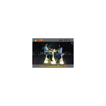 Lightweight LED Lighting Furniture Illuminated cocktail table for night club