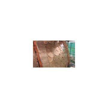 0.1mm Copper Foil Cover Fish-Scale Asphalt Roofing Shingles