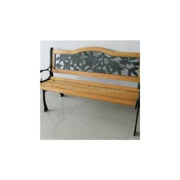 New In Maket Cheap PVC Back Wood Slats For Cast Iron Bench Outdoor Garden Park Bench