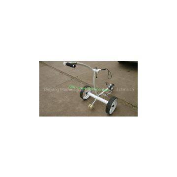 White Germany High Grade Stainless steel Golf Trolley with double brushless motors