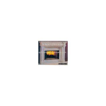 Marble fireplace surround