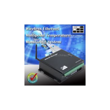 Wireless Ethernet Multipoint Temperature Monitoring System