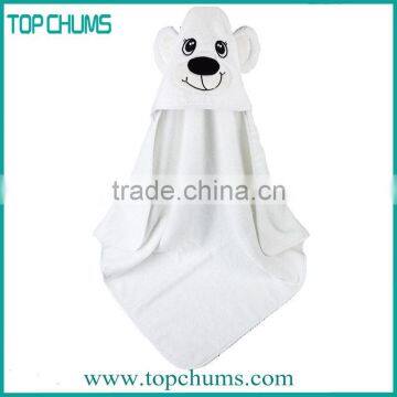 Custom Animal Organic Cotton Bamboo Bath Hooded Baby Towel With Hood photo-2